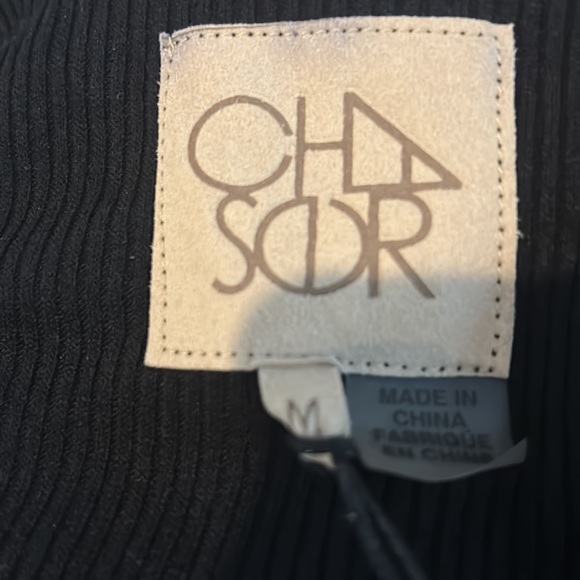 *BLACK* NWT, Chaser Relaxed Fit Love Rib Tie Front Hi-lo Sweater Duster Cardigan - Picture 2 of 3